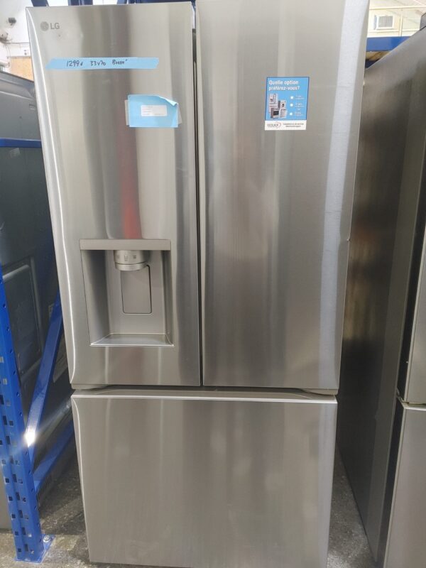 Réfrigérateur intelligent à portes françaises LG 33’’, 20 pi.cu., Profondeur comptoir, Stainless - LF20C6330S – Image 9