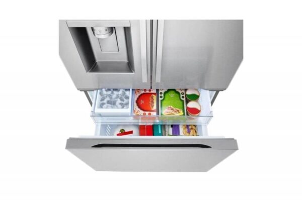 Réfrigérateur intelligent à portes françaises LG 33’’, 20 pi.cu., Profondeur comptoir, Stainless - LF20C6330S – Image 4