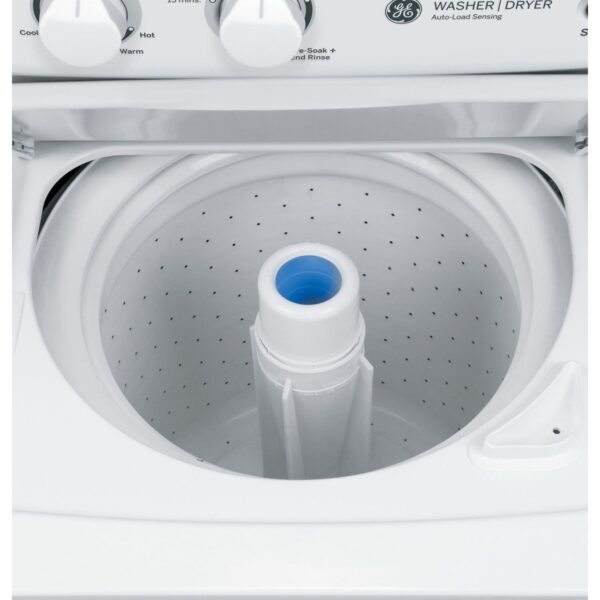 Centre de buanderie compact au gaz, Cuve en stainless, Blanc - GUD24GSSMWW – Image 4