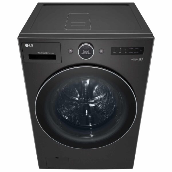Laveuse tout-en-un à la vapeur intelligente LG, 5.7 pi³, Black steel - WM6998HBA – Image 2