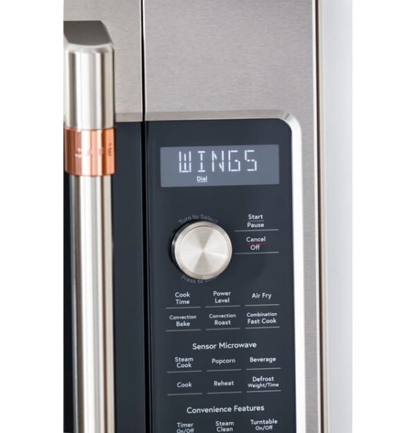 Micro-onde à Convection avec Hotte intégrée 30’’, 1.7 pi.cu., Blanc - CVM517P4RW2 – Image 3