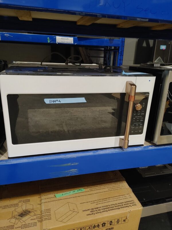 Micro-onde à Convection avec Hotte intégrée 30’’, 1.7 pi.cu., Blanc - CVM517P4RW2 – Image 4