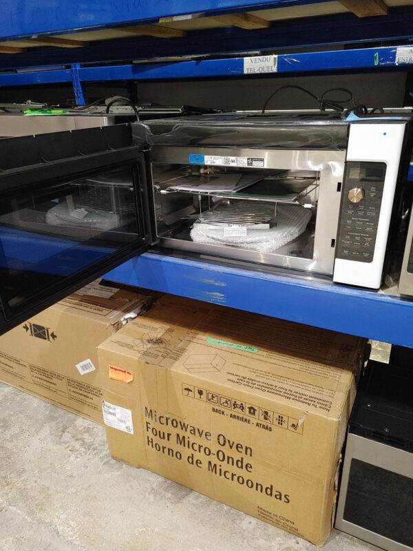 Micro-onde à Convection avec Hotte intégrée 30’’, 1.7 pi.cu., Blanc - CVM517P4RW2 – Image 6