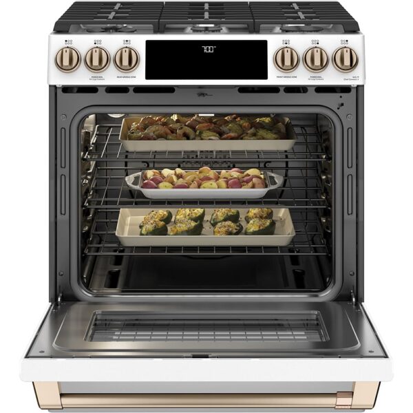 Cuisinière au gaz encastrée 30“, Convection, Blanc mat - CCGS700P4MW2 – Image 2