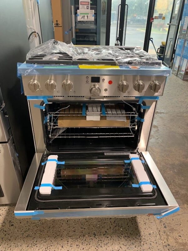 Cuisinière au gaz 36", Style commercial, 6 brûleurs, Stainless - CGY366P2TS1 – Image 6