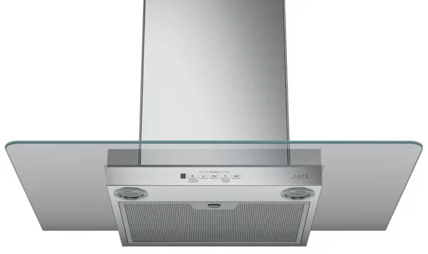 Café 30'' Wall-Mount Glass Range Hood, 350 CFM, Backlit Controls - CVW73012MSS