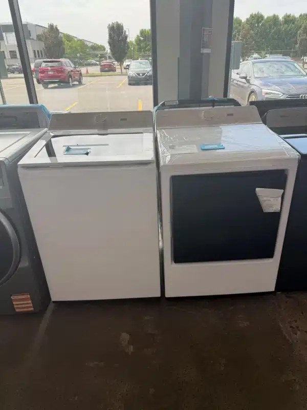 Ensemble Laveuse Frontale 5.2 pi³ & Sécheuse Électrique 7.4 pi³ LG – AI Direct Drive, TurboWash, Sensor Dry, Wi-Fi – WM3600HWA & DLE3600W – Image 2