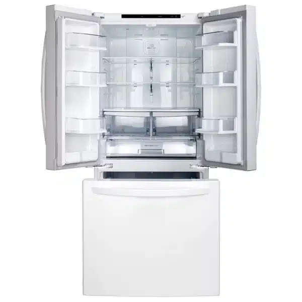 Réfrigérateur LG 30” à portes françaises, 21.8 pi³, blanc – LRFNS2200W – Image 2