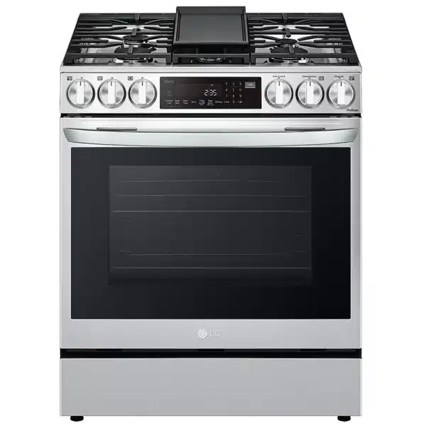 Cuisinière à gaz LG 30” avec convection ProBake, Air Fry et Wi-Fi – LSGL6335F