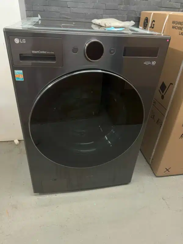 Laveuse-sécheuse tout-en-un LG – 5.7 pi³, Frontale, Wi-Fi, Haute efficacité, Noir Acier - WM6998HBA – Image 5