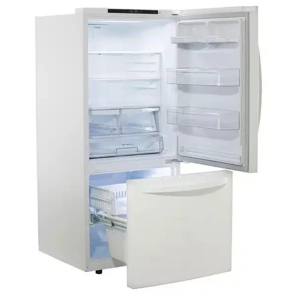 LG  Refrigerator – 22.1 cu. ft., White, French Doors - LRDNS2200W - Image 3