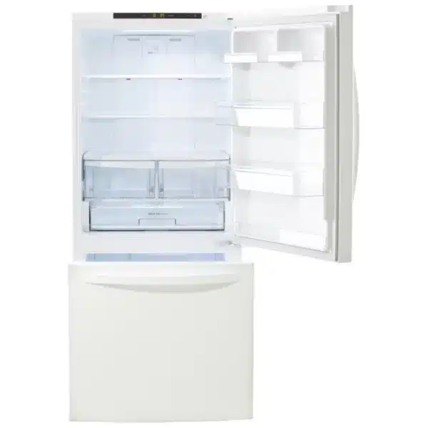 LG  Refrigerator – 22.1 cu. ft., White, French Doors - LRDNS2200W - Image 2