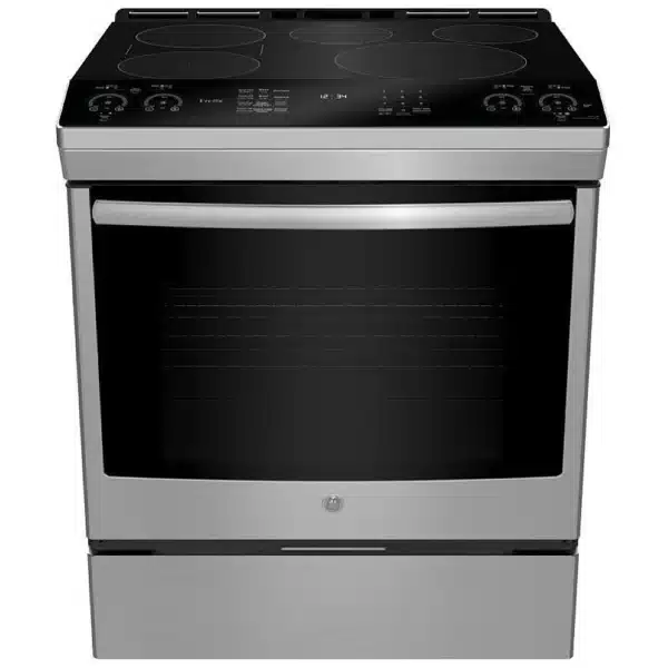 GE Induction Range – 30", 5 Burners, True Convection, Wi-Fi, Stainless Steel - PCHS920YMFS