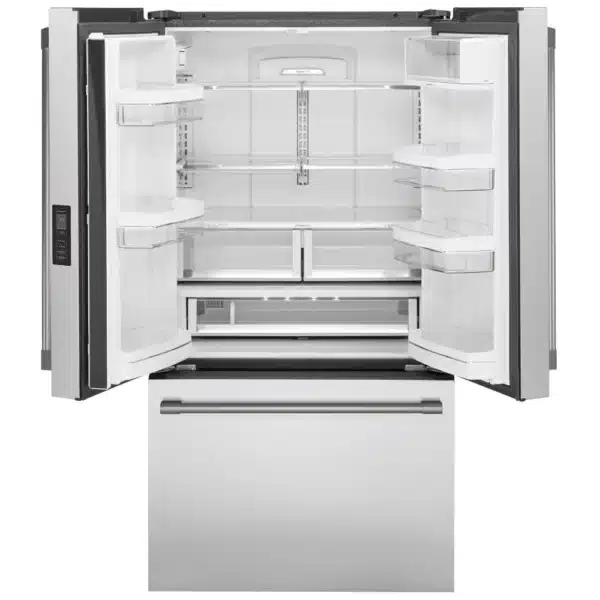 Réfrigérateur à portes françaises 36”, 23,1 pi³, Acier inoxydable - Monogram ZWE23NSTSS – Image 2