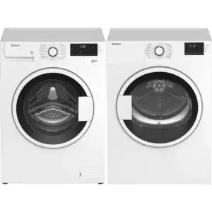 BLOMBERG 24″ Washer and Condenser Dryer Set, White – WM72200W / DV17600W2