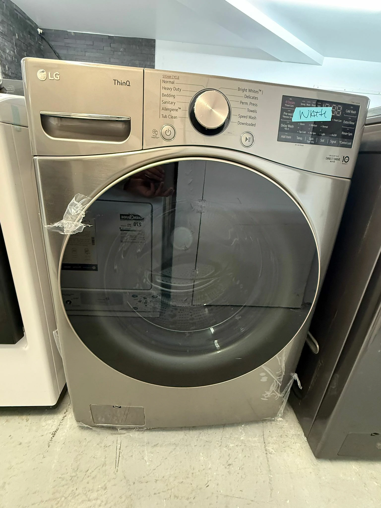 Laveuse frontale LG 27 pouces, acier graphite – WM3850HVA – Image 6