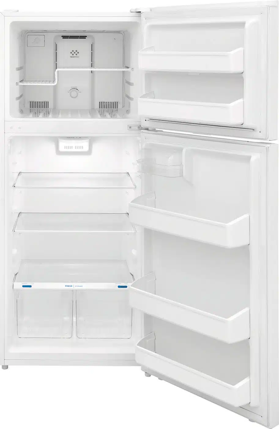 Réfrigérateur à congélateur supérieur FRIGIDAIRE 28 pouces, blanc – FFHT1822UW – Image 2