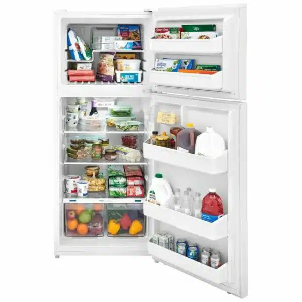 Réfrigérateur à congélateur supérieur FRIGIDAIRE 28 pouces, blanc – FFHT1822UW – Image 3