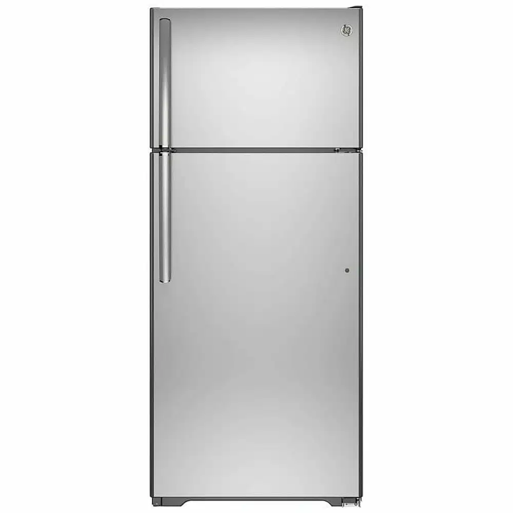 Réfrigérateur à congélateur supérieur GE 30 pouces, inox – GTS18FSLKSS